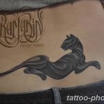 фото рисунка тату черная кошка 13.11.2018 №163 - black cat tattoo picture - tattoo-photo.ru