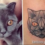 фото рисунка тату черная кошка 13.11.2018 №189 - black cat tattoo picture - tattoo-photo.ru