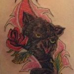 фото рисунка тату черная кошка 13.11.2018 №204 - black cat tattoo picture - tattoo-photo.ru