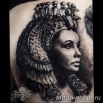 Фото рисунка тату Клеопатра 04.11.2018 №011 - Cleopatra tattoo - tattoo-photo.ru