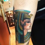 Фото рисунка тату Клеопатра 04.11.2018 №014 - Cleopatra tattoo - tattoo-photo.ru