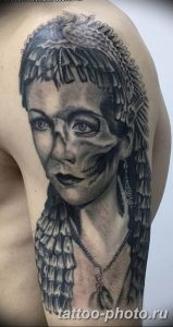Фото рисунка тату Клеопатра 04.11.2018 №039 - Cleopatra tattoo - tattoo-photo.ru