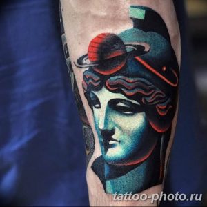 Фото рисунка тату Клеопатра 04.11.2018 №045 - Cleopatra tattoo - tattoo-photo.ru