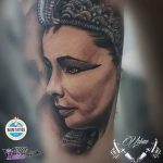 Фото рисунка тату Клеопатра 04.11.2018 №065 - Cleopatra tattoo - tattoo-photo.ru