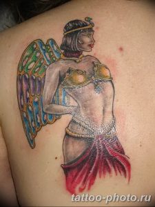 Фото рисунка тату Клеопатра 04.11.2018 №070 - Cleopatra tattoo - tattoo-photo.ru