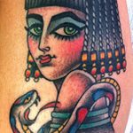 Фото рисунка тату Клеопатра 04.11.2018 №071 - Cleopatra tattoo - tattoo-photo.ru