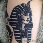 Фото рисунка тату Клеопатра 04.11.2018 №088 - Cleopatra tattoo - tattoo-photo.ru