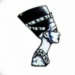 Фото рисунка тату Клеопатра 04.11.2018 №121 - Cleopatra tattoo - tattoo-photo.ru