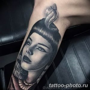 Фото рисунка тату Клеопатра 04.11.2018 №155 - Cleopatra tattoo - tattoo-photo.ru