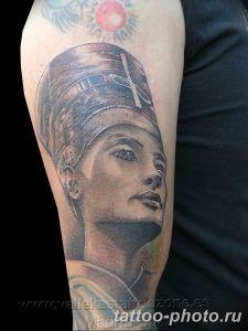 Фото рисунка тату Клеопатра 04.11.2018 №002 - Cleopatra tattoo - tattoo-photo.ru