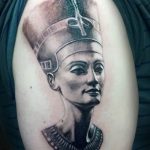 Фото рисунка тату Клеопатра 04.11.2018 №020 - Cleopatra tattoo - tattoo-photo.ru