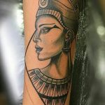 Фото рисунка тату Клеопатра 04.11.2018 №022 - Cleopatra tattoo - tattoo-photo.ru