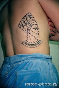 Фото рисунка тату Клеопатра 04.11.2018 №031 - Cleopatra tattoo - tattoo-photo.ru