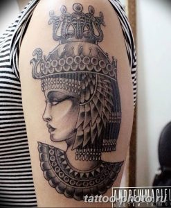 Фото рисунка тату Клеопатра 04.11.2018 №034 - Cleopatra tattoo - tattoo-photo.ru