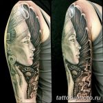 Фото рисунка тату Клеопатра 04.11.2018 №038 - Cleopatra tattoo - tattoo-photo.ru