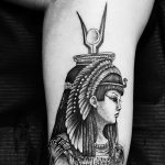 Фото рисунка тату Клеопатра 04.11.2018 №040 - Cleopatra tattoo - tattoo-photo.ru