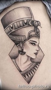 Фото рисунка тату Клеопатра 04.11.2018 №051 - Cleopatra tattoo - tattoo-photo.ru