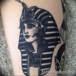 Фото рисунка тату Клеопатра 04.11.2018 №057 - Cleopatra tattoo - tattoo-photo.ru