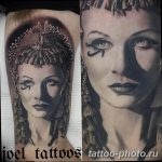 Фото рисунка тату Клеопатра 04.11.2018 №063 - Cleopatra tattoo - tattoo-photo.ru