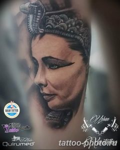 Фото рисунка тату Клеопатра 04.11.2018 №065 - Cleopatra tattoo - tattoo-photo.ru