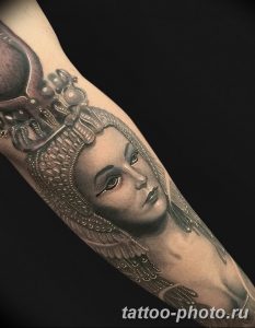 Фото рисунка тату Клеопатра 04.11.2018 №066 - Cleopatra tattoo - tattoo-photo.ru