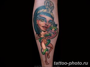 Фото рисунка тату Клеопатра 04.11.2018 №077 - Cleopatra tattoo - tattoo-photo.ru