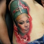 Фото рисунка тату Клеопатра 04.11.2018 №080 - Cleopatra tattoo - tattoo-photo.ru