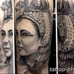 Фото рисунка тату Клеопатра 04.11.2018 №087 - Cleopatra tattoo - tattoo-photo.ru