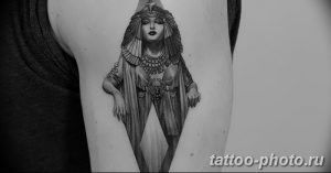 Фото рисунка тату Клеопатра 04.11.2018 №100 - Cleopatra tattoo - tattoo-photo.ru