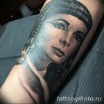 Фото рисунка тату Клеопатра 04.11.2018 №103 - Cleopatra tattoo - tattoo-photo.ru