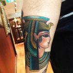 Фото рисунка тату Клеопатра 04.11.2018 №106 - Cleopatra tattoo - tattoo-photo.ru