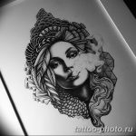 Фото рисунка тату Клеопатра 04.11.2018 №113 - Cleopatra tattoo - tattoo-photo.ru