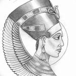 Фото рисунка тату Клеопатра 04.11.2018 №116 - Cleopatra tattoo - tattoo-photo.ru