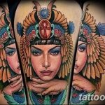 Фото рисунка тату Клеопатра 04.11.2018 №125 - Cleopatra tattoo - tattoo-photo.ru