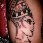 Фото рисунка тату Клеопатра 04.11.2018 №127 - Cleopatra tattoo - tattoo-photo.ru