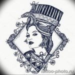 Фото рисунка тату Клеопатра 04.11.2018 №130 - Cleopatra tattoo - tattoo-photo.ru