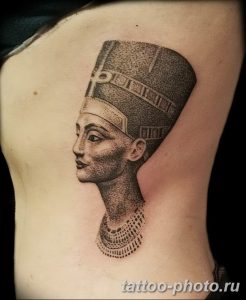 Фото рисунка тату Клеопатра 04.11.2018 №133 - Cleopatra tattoo - tattoo-photo.ru