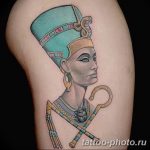 Фото рисунка тату Клеопатра 04.11.2018 №134 - Cleopatra tattoo - tattoo-photo.ru