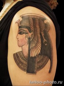 Фото рисунка тату Клеопатра 04.11.2018 №136 - Cleopatra tattoo - tattoo-photo.ru