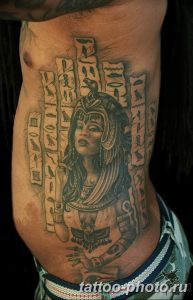Фото рисунка тату Клеопатра 04.11.2018 №142 - Cleopatra tattoo - tattoo-photo.ru