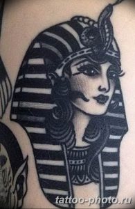 Фото рисунка тату Клеопатра 04.11.2018 №143 - Cleopatra tattoo - tattoo-photo.ru
