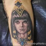 Фото рисунка тату Клеопатра 04.11.2018 №147 - Cleopatra tattoo - tattoo-photo.ru