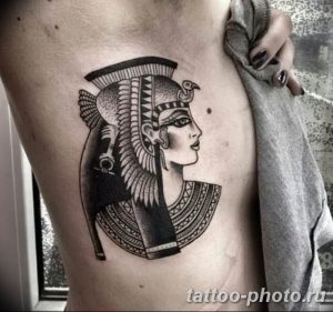 Фото рисунка тату Клеопатра 04.11.2018 №149 - Cleopatra tattoo - tattoo-photo.ru