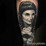 Фото рисунка тату Клеопатра 04.11.2018 №157 - Cleopatra tattoo - tattoo-photo.ru