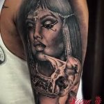 Фото рисунка тату Клеопатра 04.11.2018 №160 - Cleopatra tattoo - tattoo-photo.ru