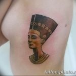 Фото рисунка тату Клеопатра 04.11.2018 №167 - Cleopatra tattoo - tattoo-photo.ru