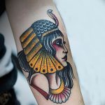 Фото рисунка тату Клеопатра 04.11.2018 №175 - Cleopatra tattoo - tattoo-photo.ru