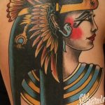 Фото рисунка тату Клеопатра 04.11.2018 №182 - Cleopatra tattoo - tattoo-photo.ru