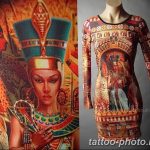 Фото рисунка тату Клеопатра 04.11.2018 №185 - Cleopatra tattoo - tattoo-photo.ru