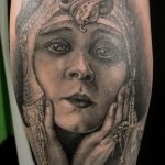 Фото рисунка тату Клеопатра 04.11.2018 №187 - Cleopatra tattoo - tattoo-photo.ru